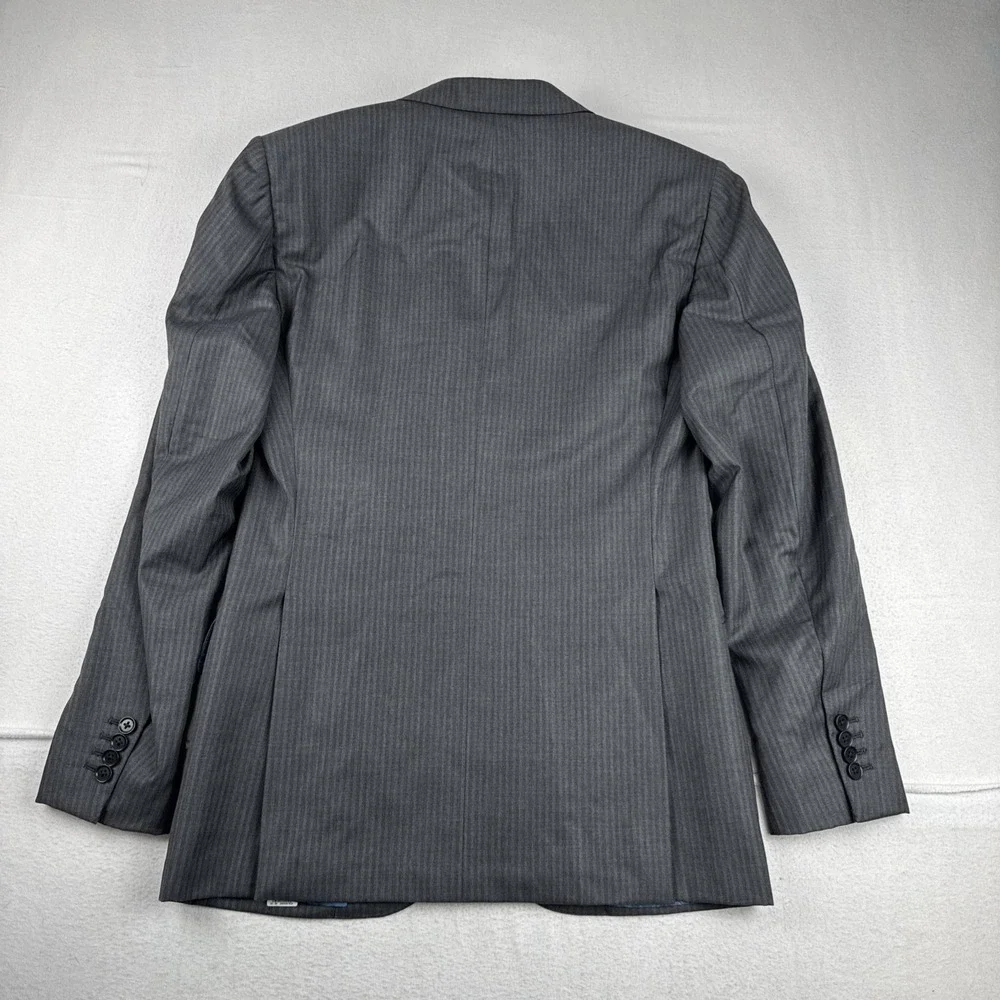 Unbranded Loro Piana Tasmanian Wool Super 150's Bespoke Blazer 38R Surgeon Cuffs